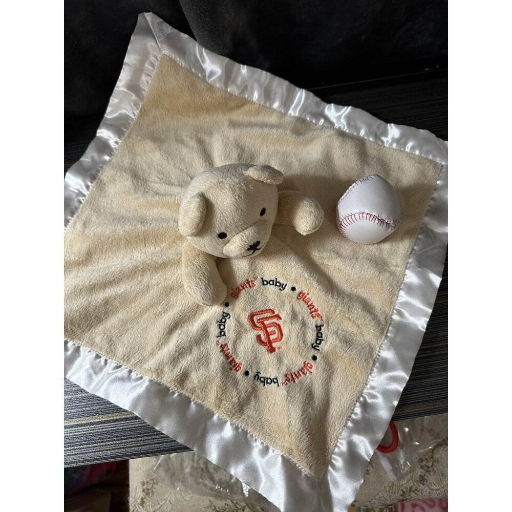 Baby Fanatic San Francisco Giants Lovey Baby‎ Security Blanket Baseball MLB